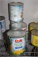 4 Cans of Dole Pineapple Chunks