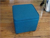 17"x 17"x 17" Cloth Padded Storage Foot Stool