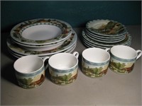 Country Life Dishes By 10" Diameter As Pictured