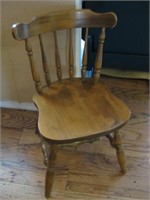 16"x 16"x 30" Vintage Maple Chair