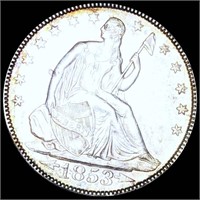 1853 Seated Liberty Half Dollar UNCIRCULATED