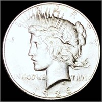 1926-D Silver Peace Dollar CLOSELY UNC