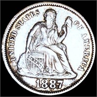 1887 Seated Liberty Dime UNCIRCULATED