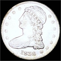 1838 Capped Bust Half Dollar XF