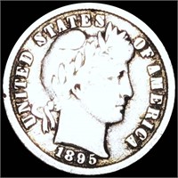 1895 Barber Silver Dime NICELY CIRCULATED