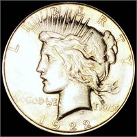 1922-D Silver Peace Dollar LIGHTLY CIRC