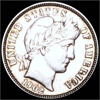 1902-O Barber Silver Dime UNCIRCULATED