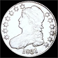 1831 Capped Bust Half Dollar LIGHT CIRC