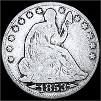 1853-O Seated Liberty Half Dollar NICELY CIRC