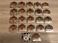22 BOSTON RED SOX 2005 METAL PLAYER TAGS