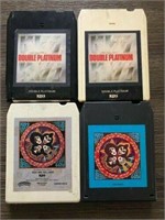 4 KISS 8-TRACK TAPES