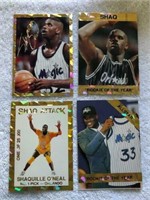 Lot of 4 Shaquille O' Neal ROOKIE promo cards