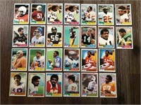 Lot of 26-1981 Topps Football cards