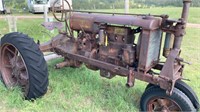 Antique IH Farmall tractor