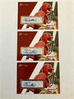 3 Clay Fuller Just Minors Autographs 2008 cards