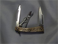 Vintage Sterling Silver Pocket Knife by Valcom