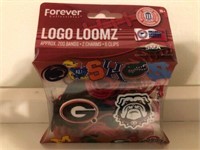Georgia Bulldogs unopened pack of Logo Loomz