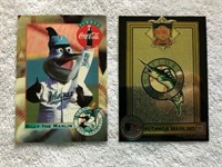 Florida Miami Marlins Billy promo card & sticker