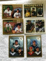lot of 6 baseball prospects & draft picks cards