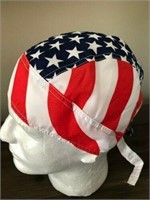 6PK New AMERICAN FLAG USA SKULL CAP STARS & STRIPE