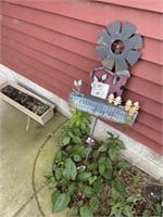 Planter and Welcome sign
