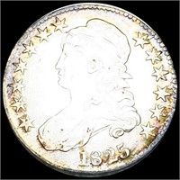 1825 Capped Bust Half Dollar LIGHTLY CIRCULATED