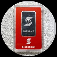 Scotia Bank 1oz 999.5 Platinum Bar HIGH END