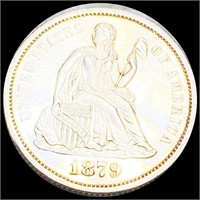 1879 Seated Liberty Silver Dime GEM PROOF