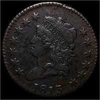 1813 Classic Head Large Cent ABOUT UNC