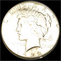 1923-S Silver Peace Dollar LIGHT CIRC