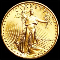 1986 $10 Gold Eagle UNCIRCULATED 1/4Oz