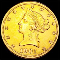 1901 $10 Gold Eagle UNCIRCULATED