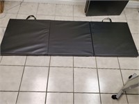 6' Folding Black Exercise Lounging mat