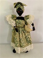 African American Doll on Stand
