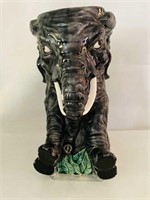 Elephant Ceramic Planter/18”H,10”W