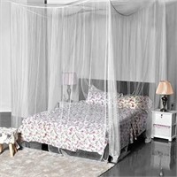 La Vogue Four Corner Post Bed Canopy Mosquito Net