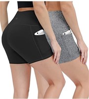 ALONG FIT Yoga Shorts for Women with Side Pockets