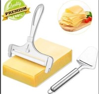 NEW -Cheese Slicer, 2 Pcs Stainless Steel Wire