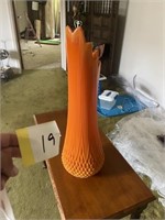 Orange vase