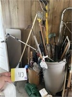 Tools, misc., trash can