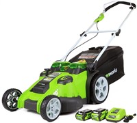 Greenworks 40V 20" Cordless Twin Force Lawn Mower