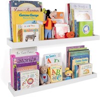 Wallniture Philly Nursery Bookshelf, Set of 2