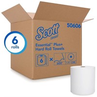 Hard Roll Paper Towels -  6 Rolls / Case