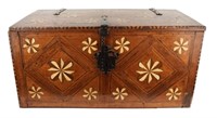 Outstanding 18th/19th C. Mexican Inlaid Chest