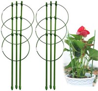 Plant Support Grow Cage Trellises Stake 10 Pack