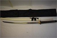 Black Handle, White Sheath Samurai Sword