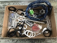 Lot of hooks & hardware