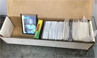 Box of baseball cards singles