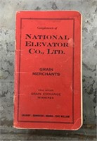1939-40 National Grain Elevator Co. notebook