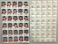 Calgary Flames Red Rooster Hockey cards uncut (2)